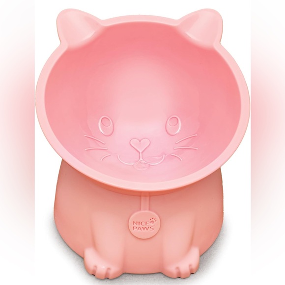 Cat Food Bowl - Tilted and Elevated - Picture 1 of 8